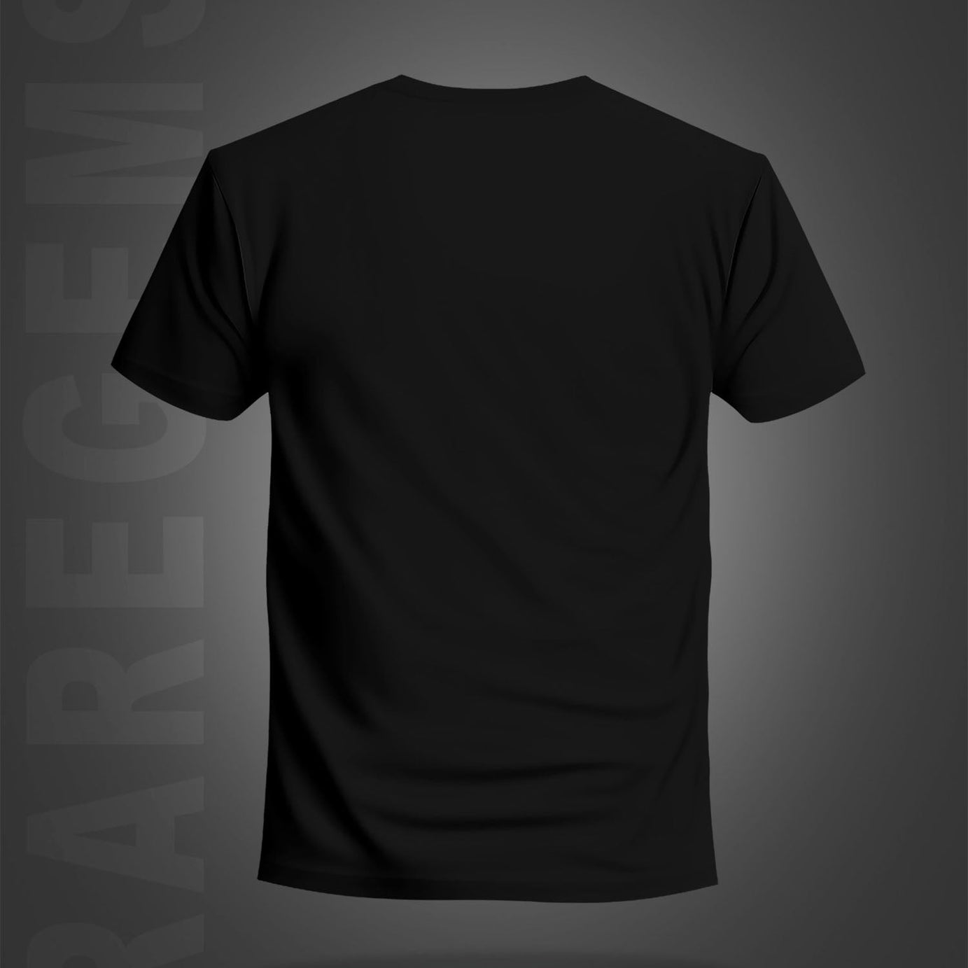 Black Half Sleeve Round Neck Roman Kings Printed Regular T-Shirt