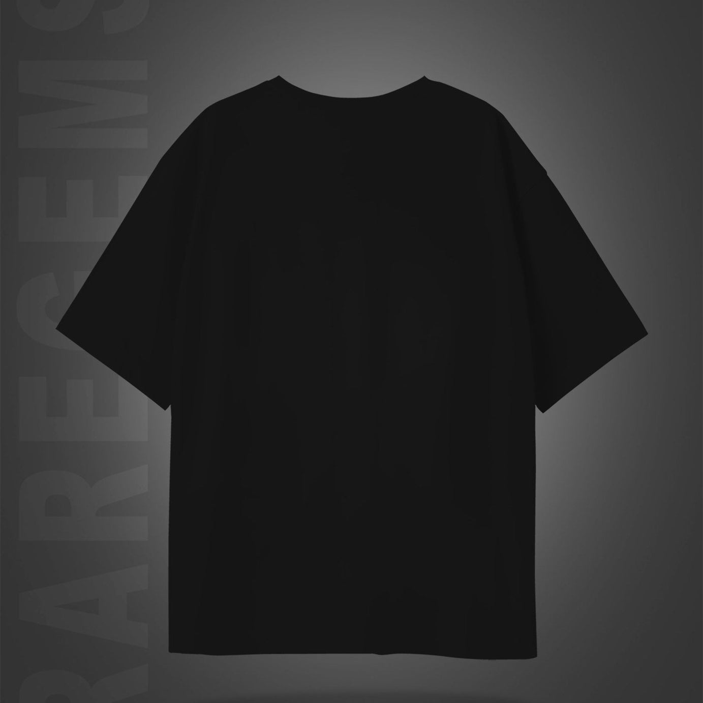 Black Half Sleeve Round Neck Cool Gorilla Printed Oversized T-Shirt