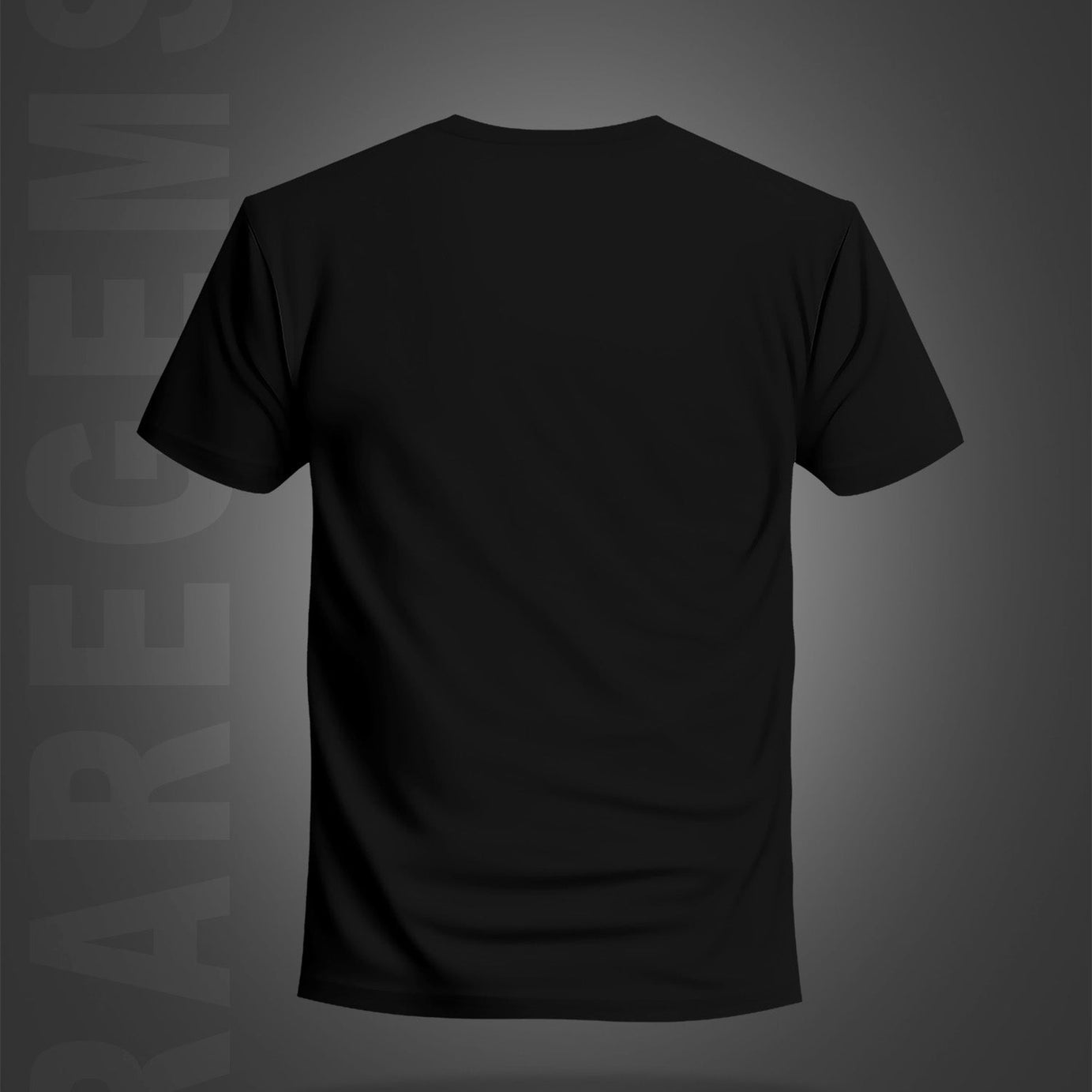 Black Half Sleeve Round Neck Cool Gorilla Printed Regular T-Shirt