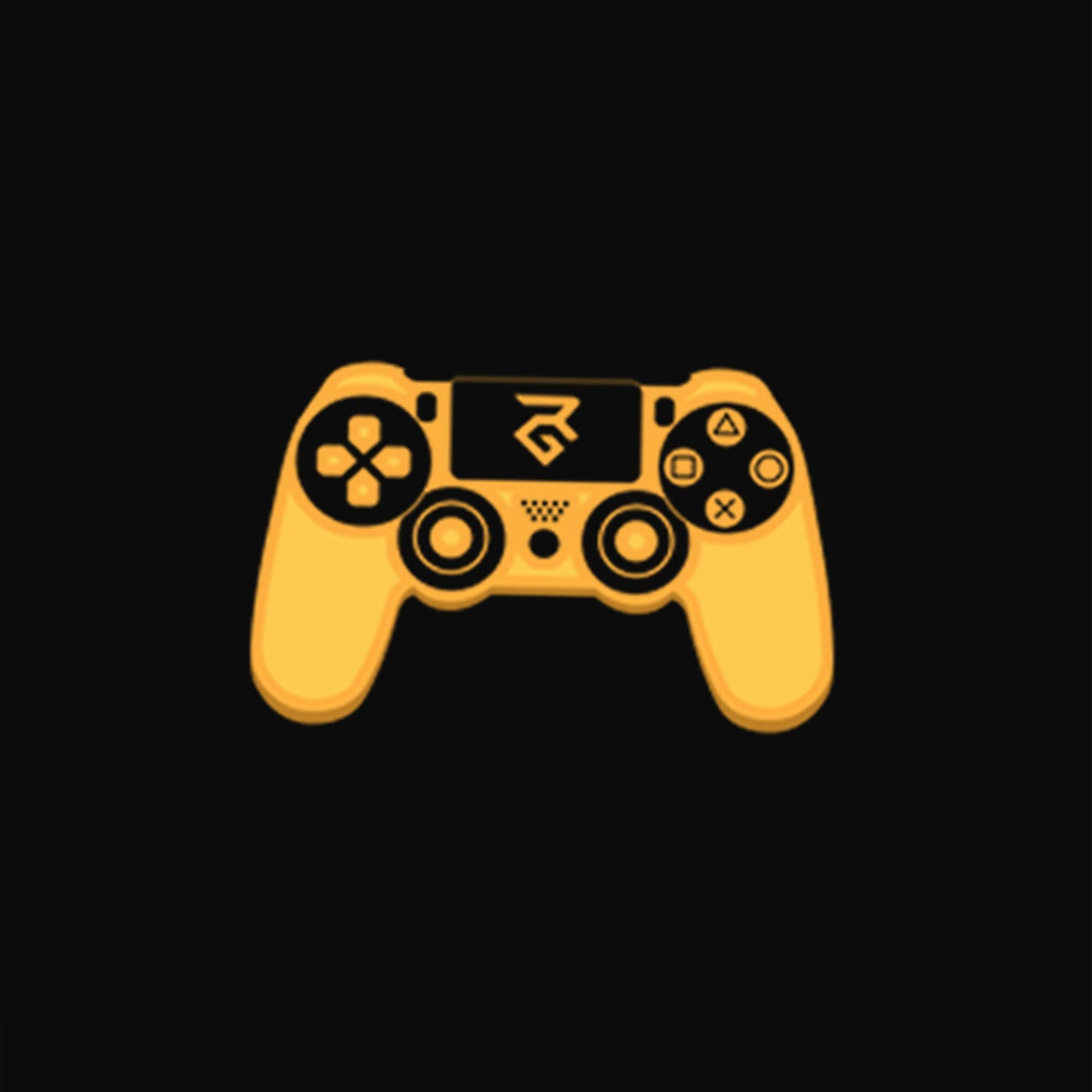Black Half Sleeve Round Neck Gaming Remote Printed Regular T-Shirt