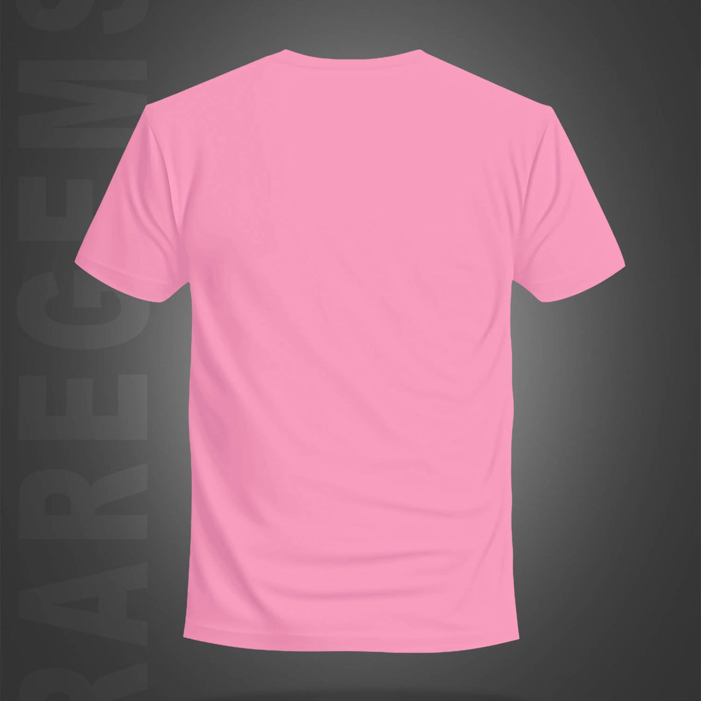 Pink Half Sleeve Round Neck Chat Elements Printed Regular T-Shirt