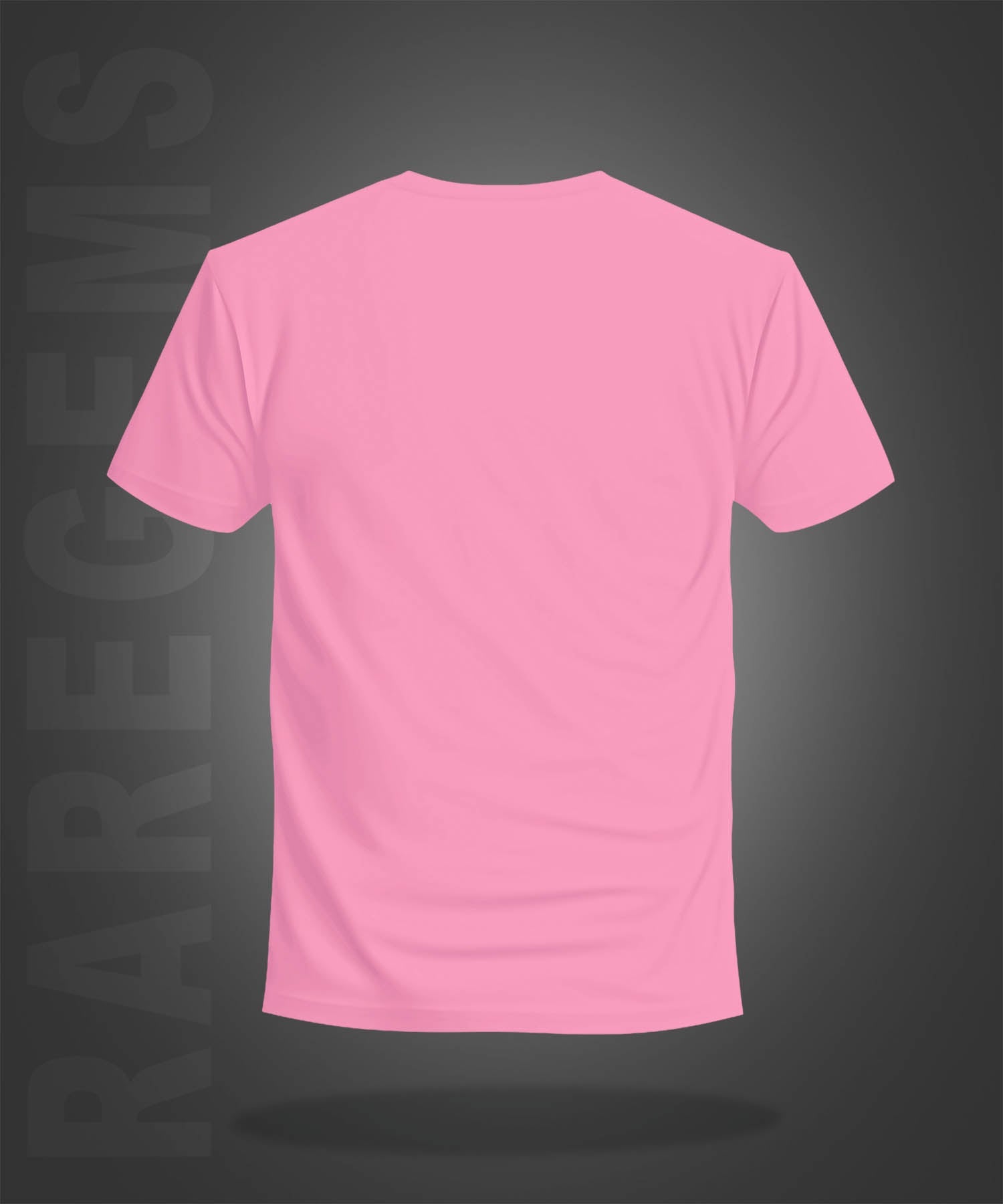 Pink Half Sleeve Round Neck Chat Elements Printed Regular T-Shirt