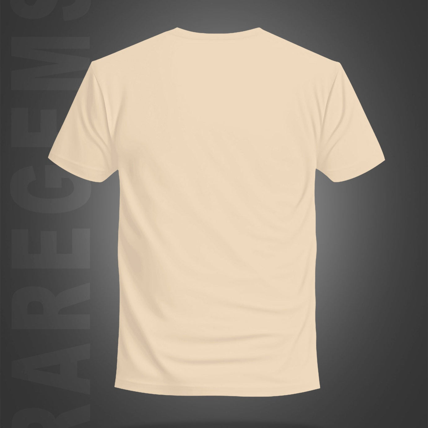 Beige Half Sleeve Round Neck Geometric Colorful Cats Printed Regular T-Shirt