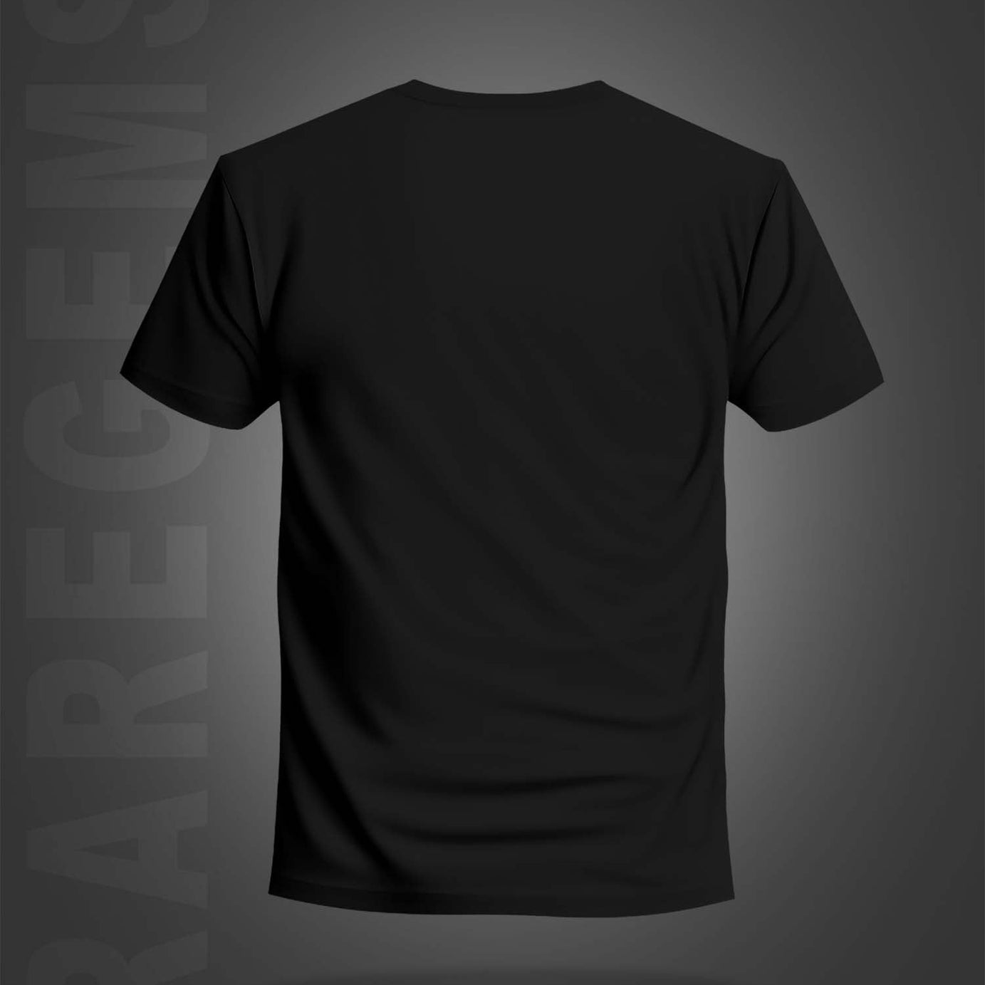 Black Half Sleeve Round Neck Scribble Art California Printed Regular T-Shirt