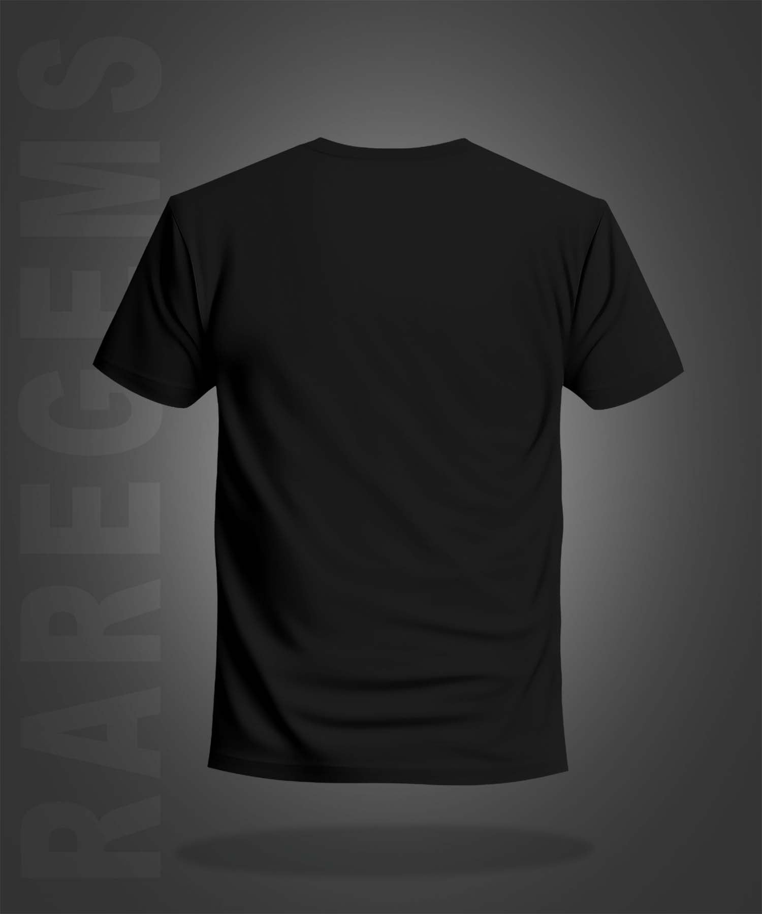 Black Half Sleeve Round Neck Scribble Art California Printed Regular T-Shirt