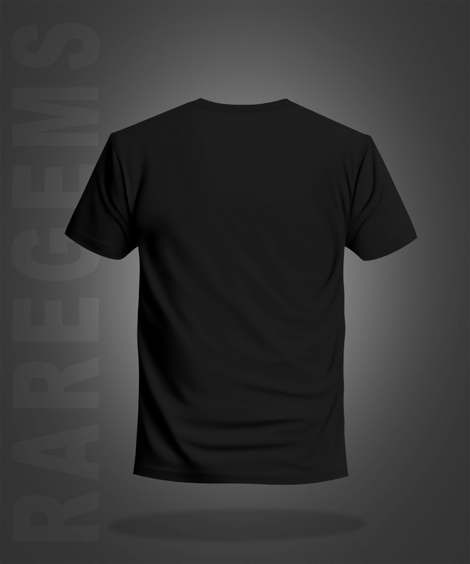 Black Half Sleeve Round Neck Beautiful Sun And Moon Printed Regular T-Shirt