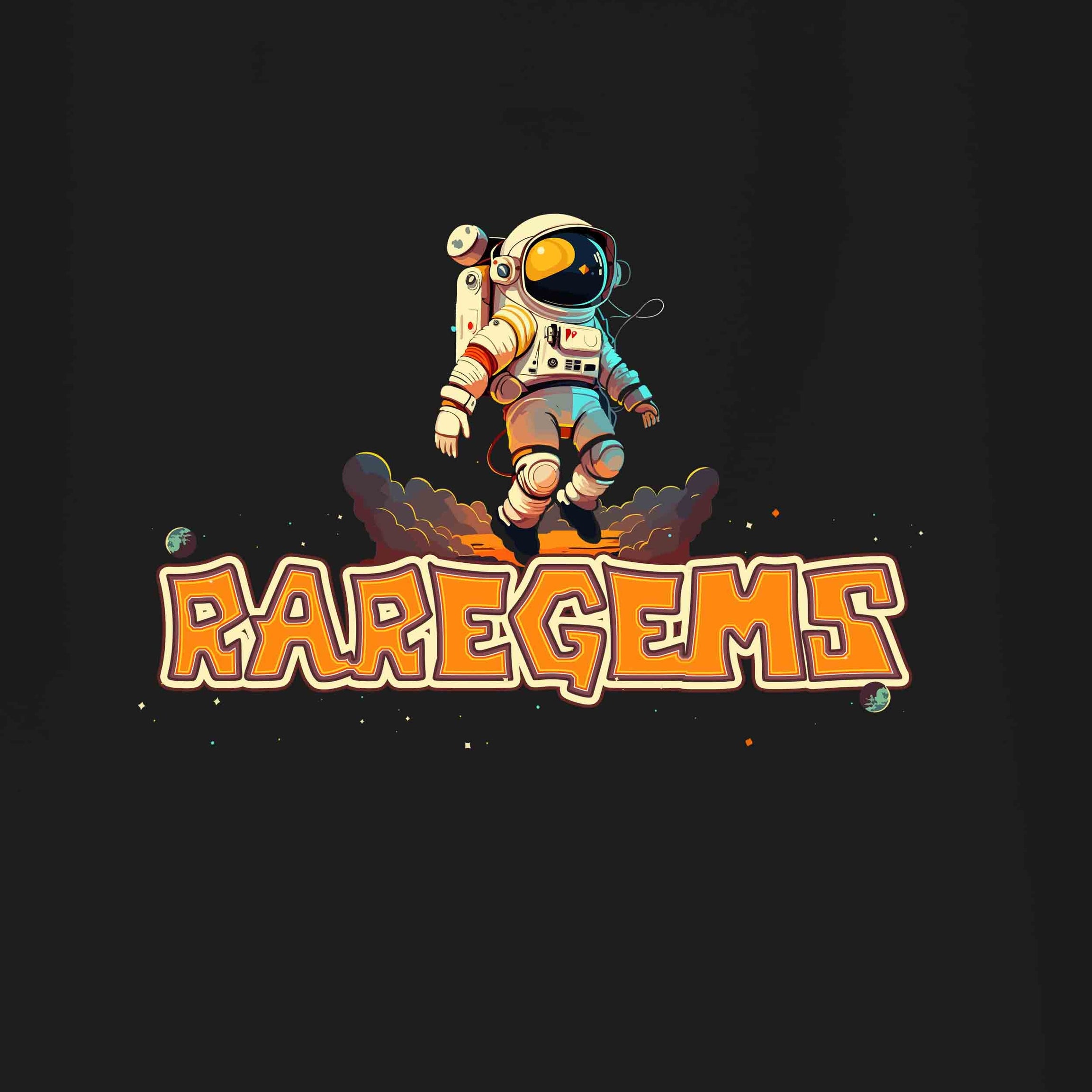 Black Half Sleeve Round Neck I Need More Space Astronaut Printed Regular T-Shirt