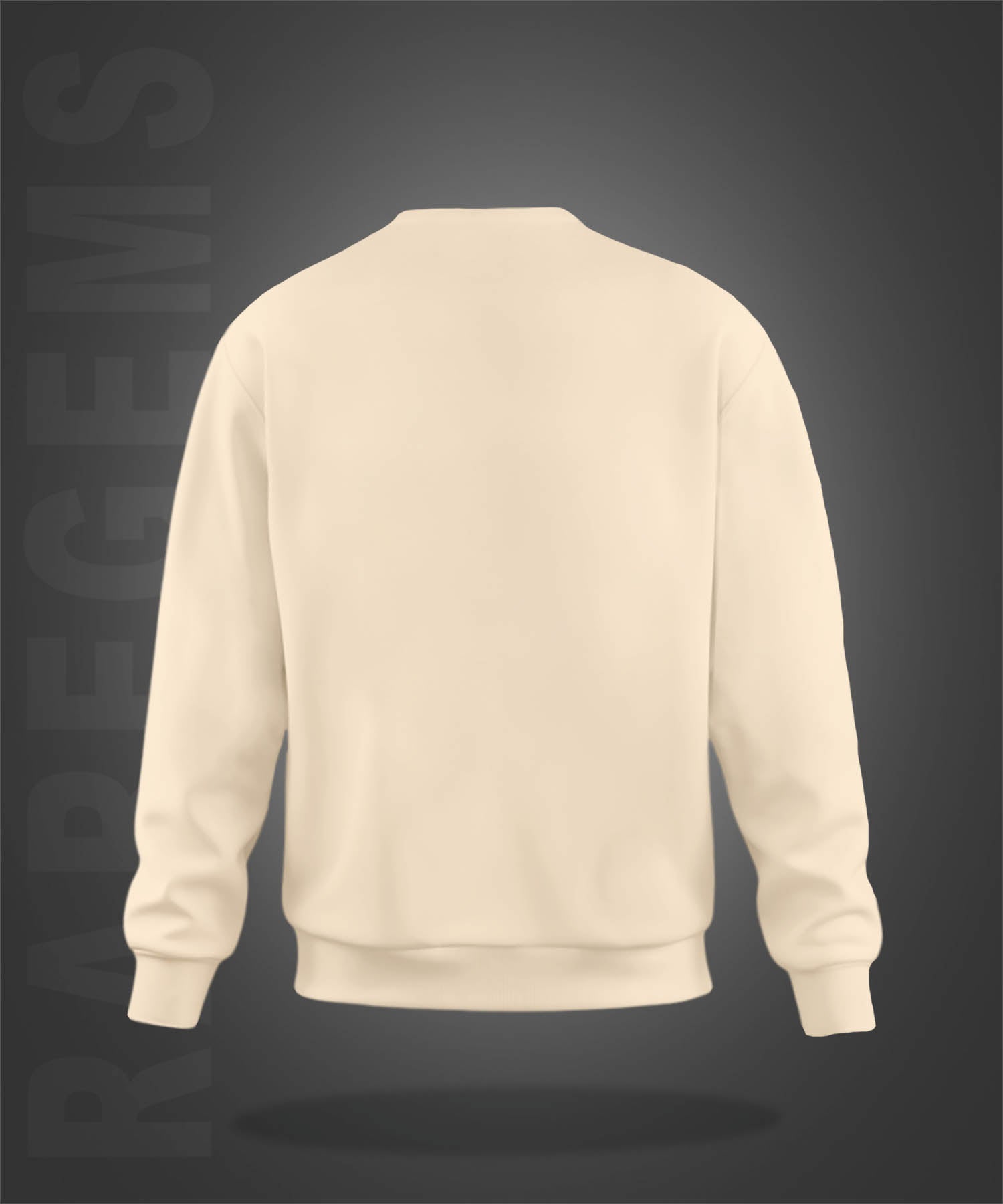 Beige Round Neck Persian Kings Printed Sweatshirt