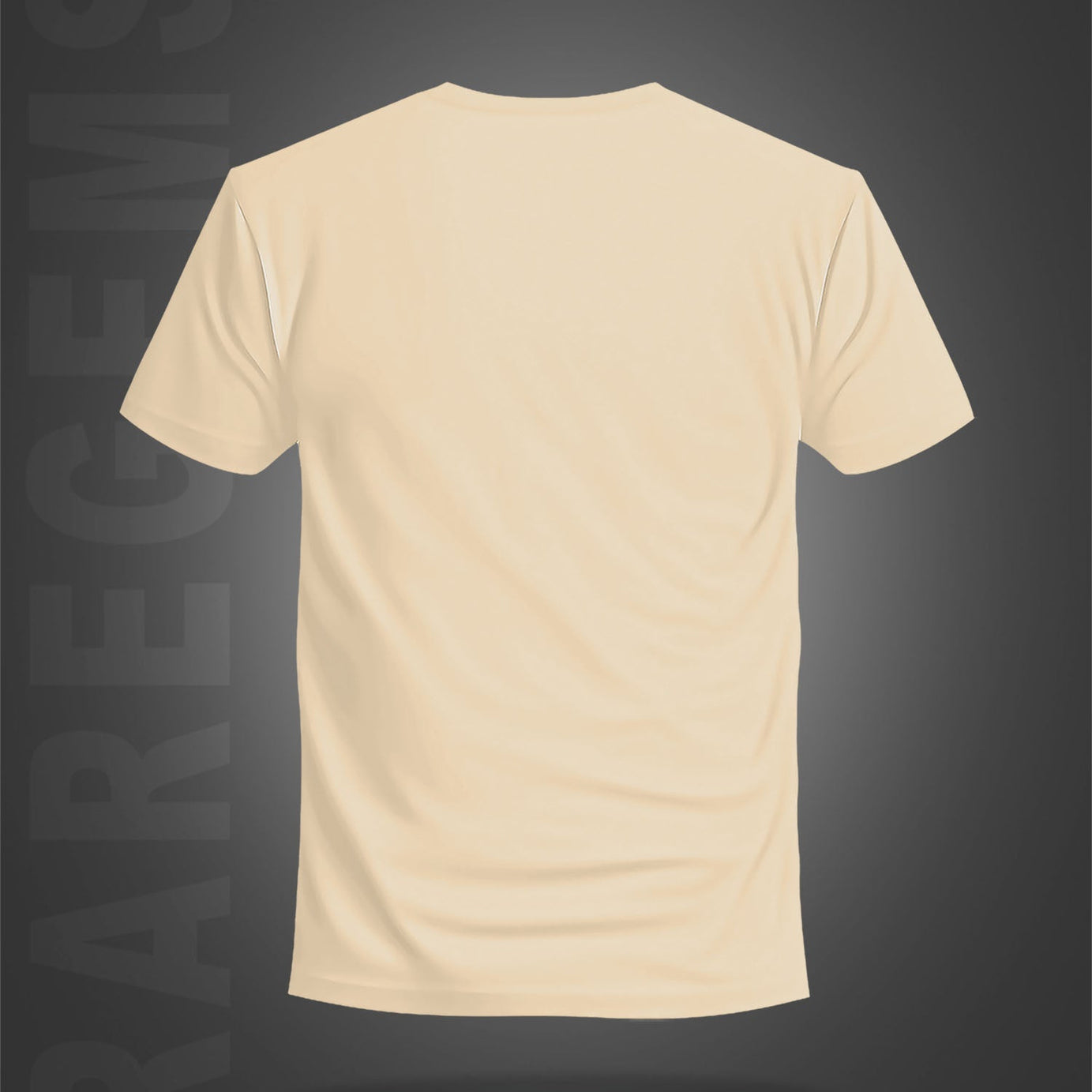 Beige Half Sleeve Round Neck Persian Kings Printed Regular T-Shirt