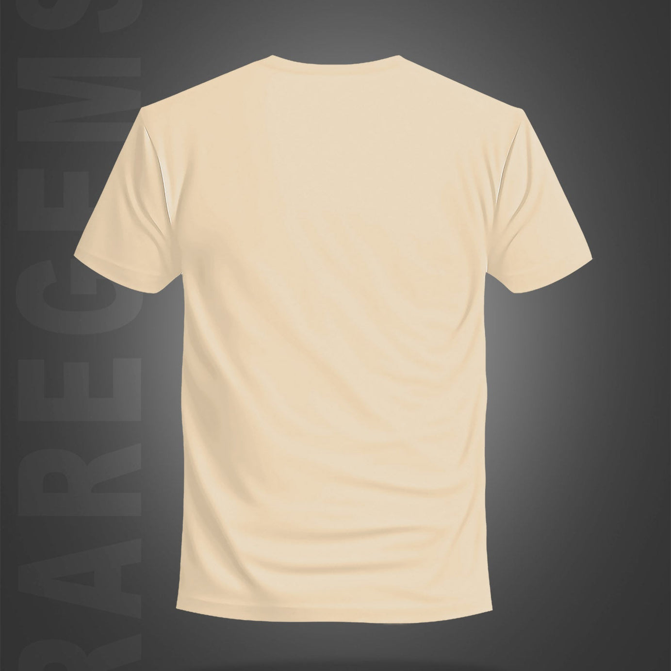 Beige Half Sleeve Round Neck Capture The Good Time Printed Regular T-Shirt