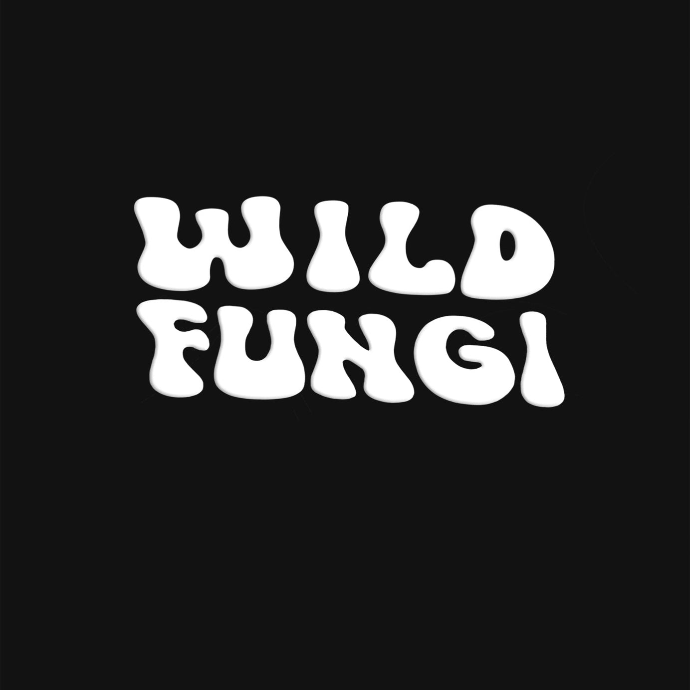 Black Wild Fungi And Mushrooms Vinyl Flock Printed Regular Hoodie