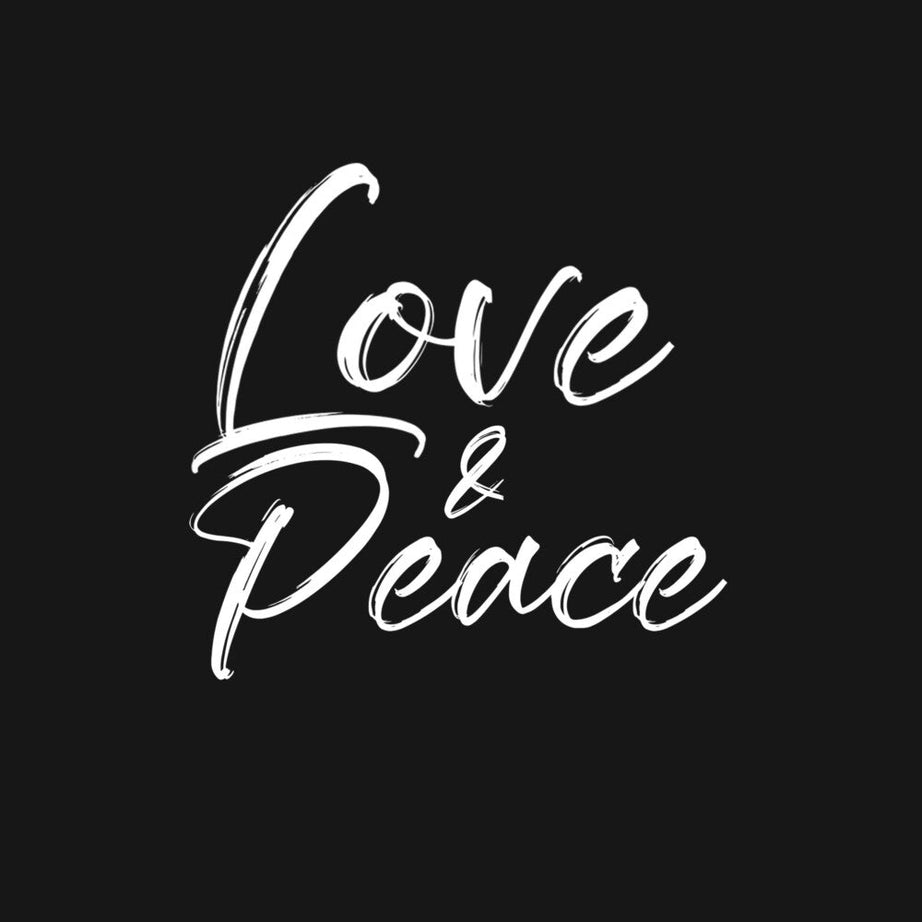 Black Half Sleeves Dove Love And Peace Printed Oversized T-Shirt