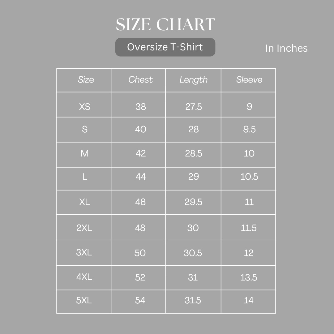 Black Half Sleeve Round Neck Think Outside The Box Printed Oversized T-Shirt