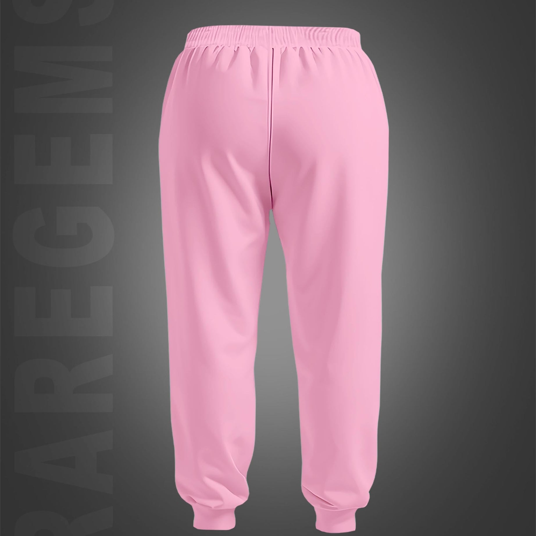 Pink Social Media Slangs Printed Joggers