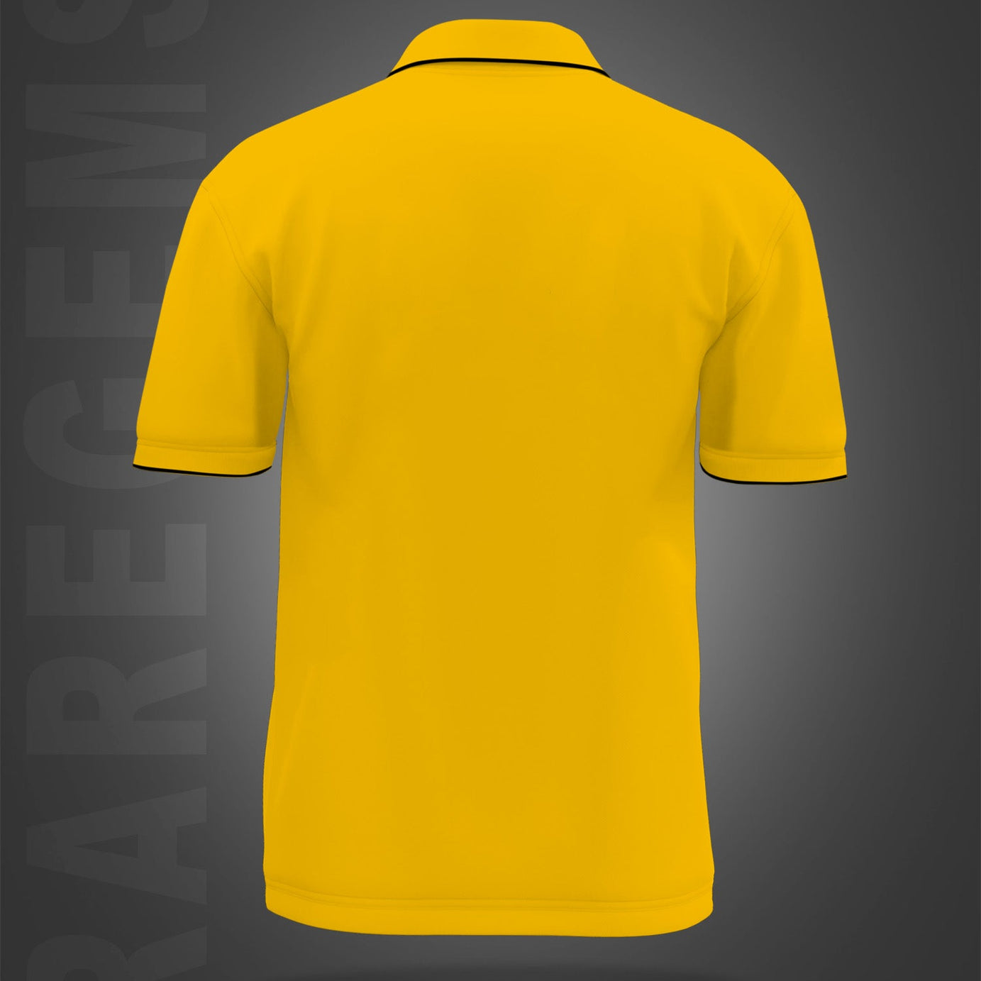 Chrome Yellow Native American Indian Chief Printed Polo T-Shirt