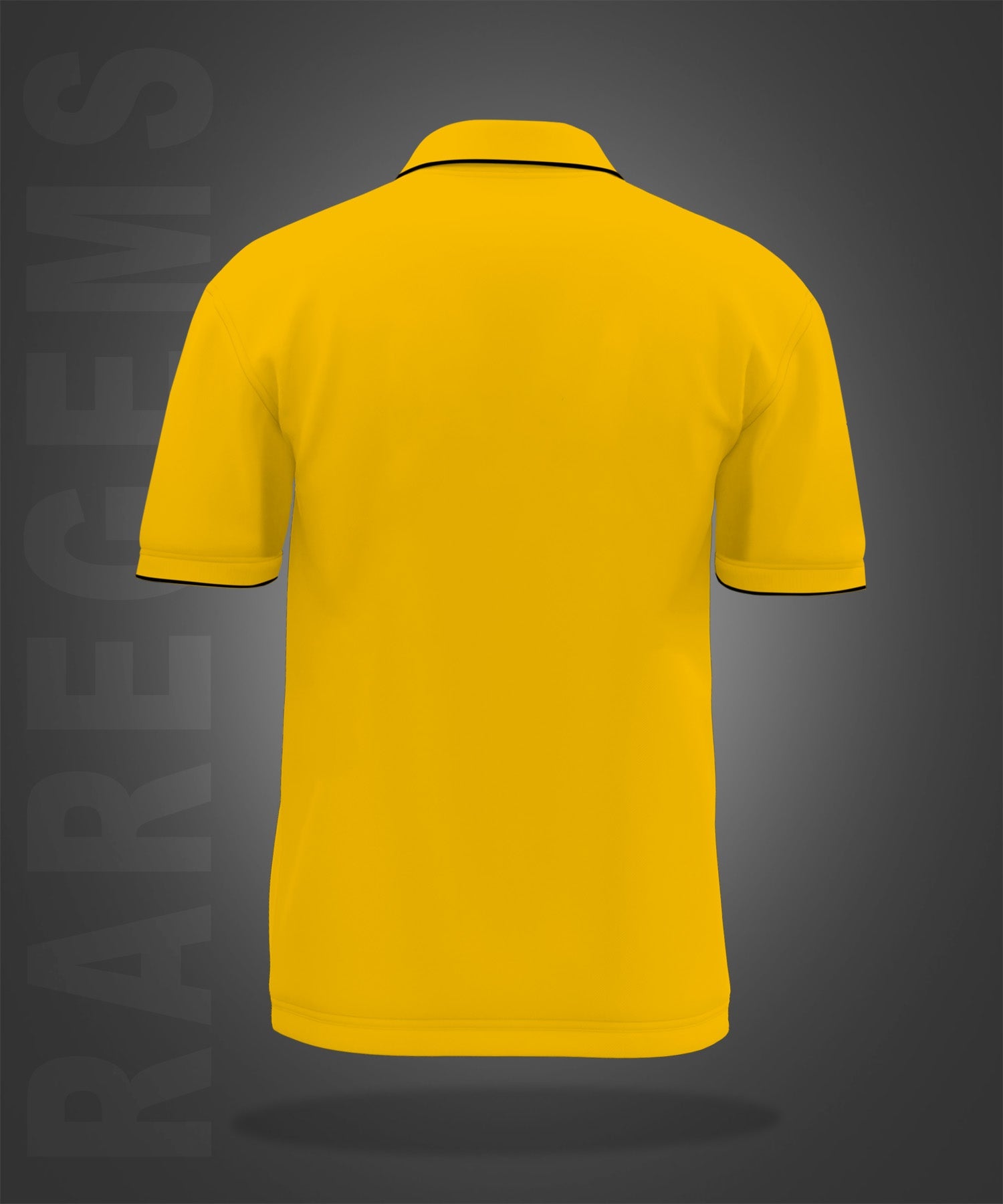 Chrome Yellow Native American Indian Chief Printed Polo T-Shirt