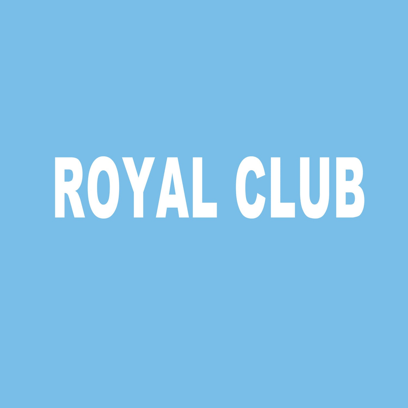 Sky Blue Royal Club Teddy With Horse Printed Polo T-Shirt
