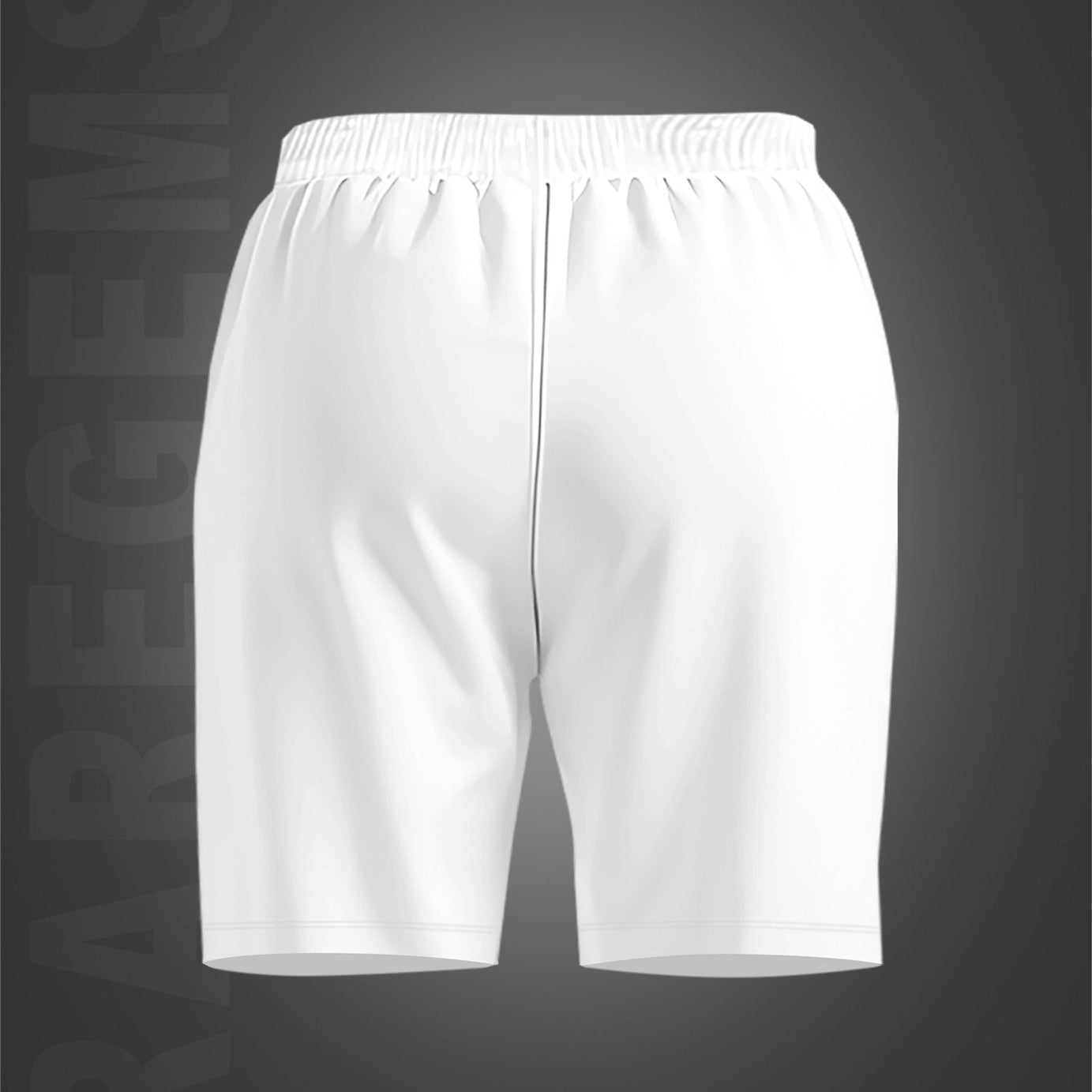 White Boxing Gloves Printed Shorts