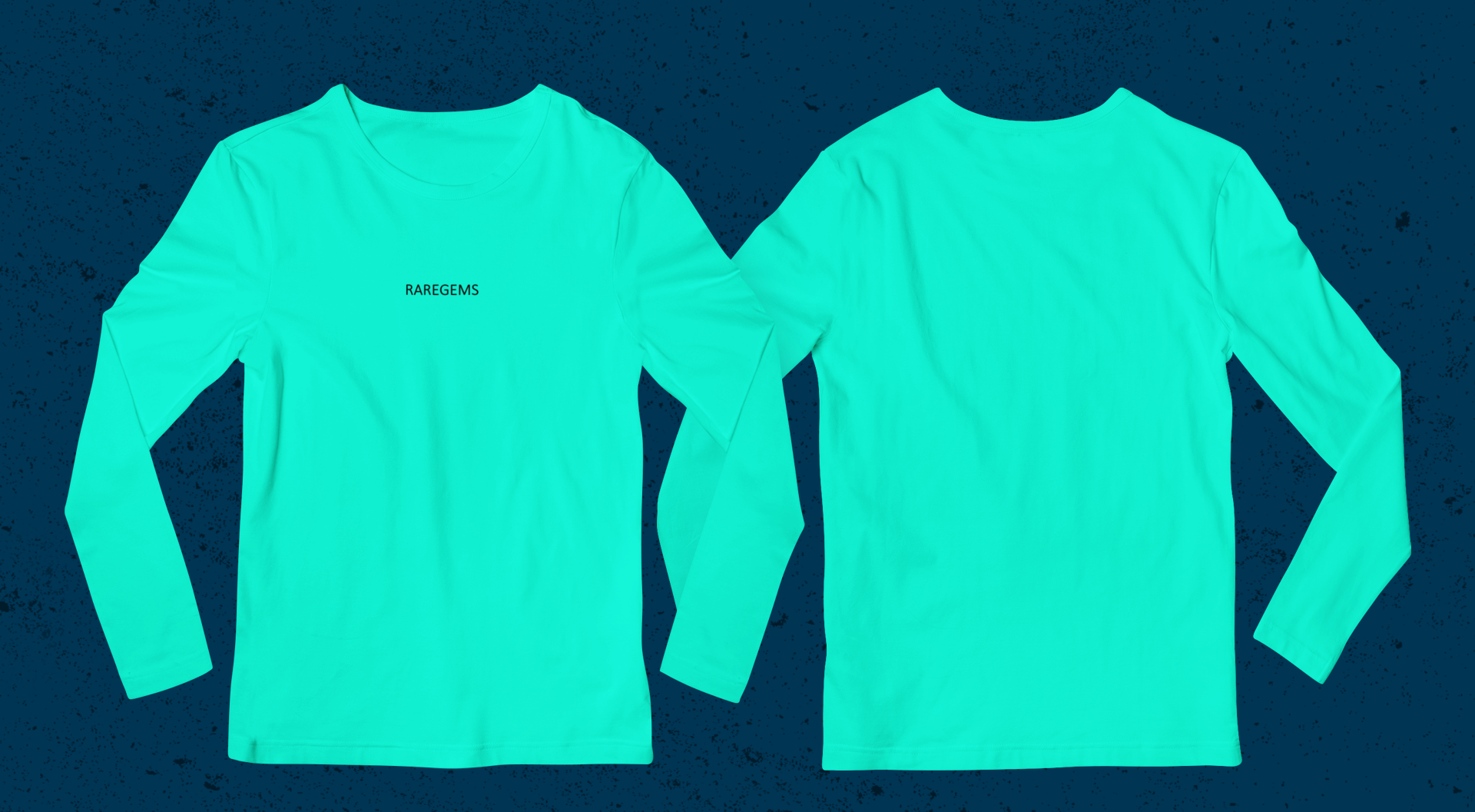 Mint Green Full Sleeves Basic T-Shirt